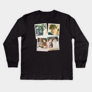 Sixteen Candles Vintage Polaroid Scenes Kids Long Sleeve T-Shirt